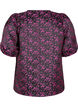 Embroidered blouse with short sleeves, Black, Packshot image number 1