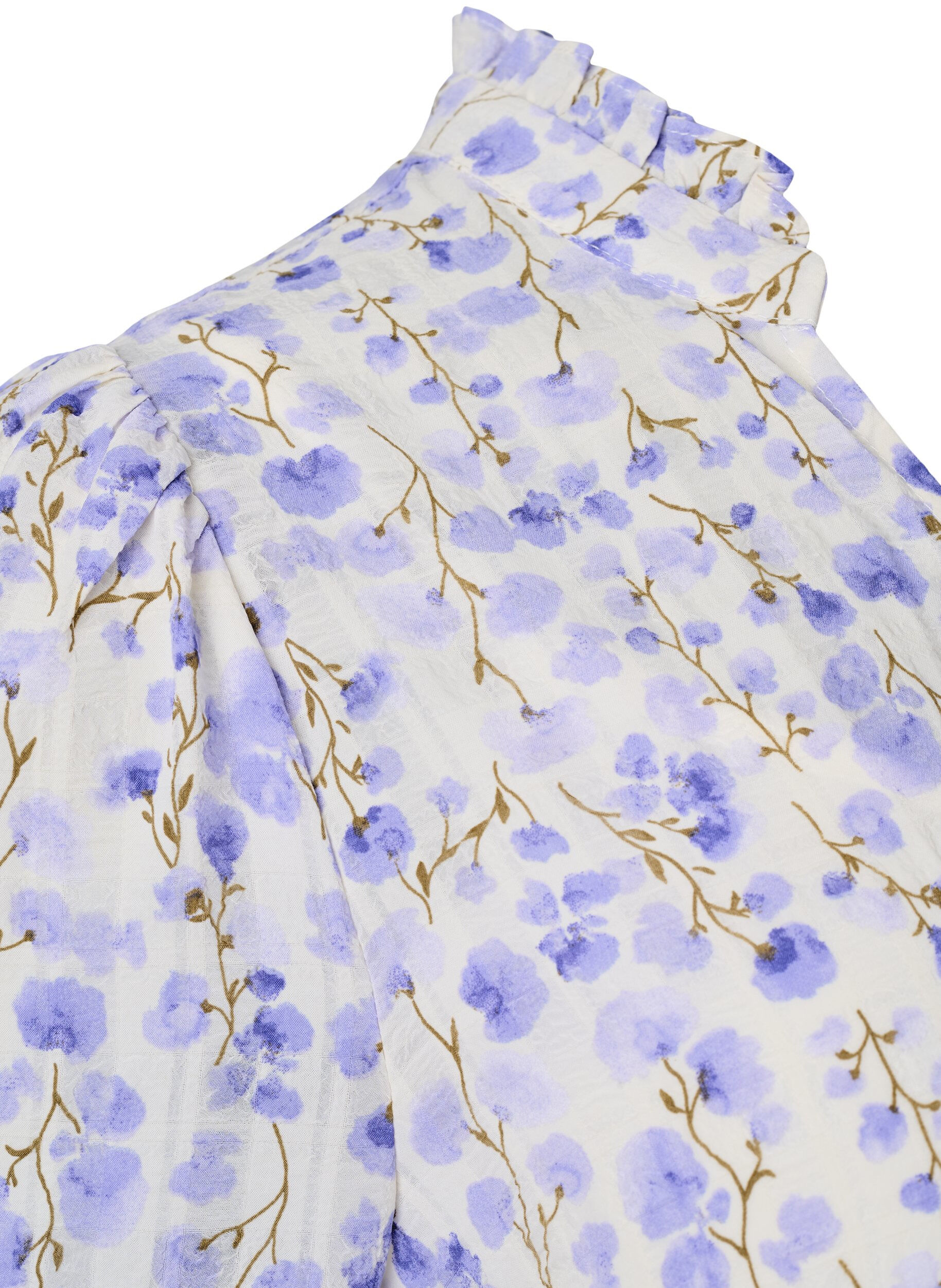 Zizzifashion Tunic with 3/4 sleeves and floral print, Sand Verbena AOP, Packshot image number 2