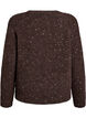 Knitted cardigan with sequins, Brown, Packshot image number 1