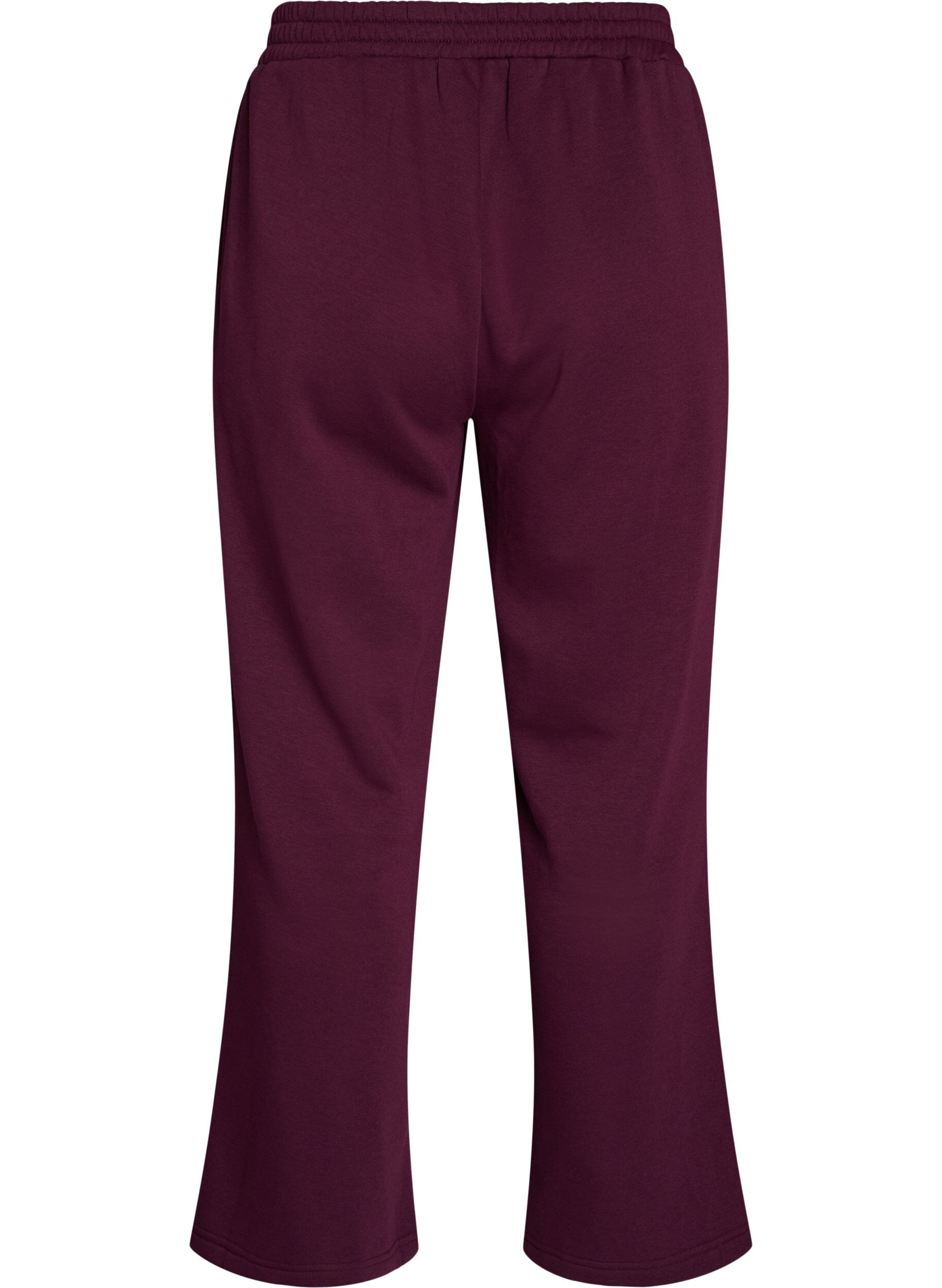 ZizzifashionHigh-waisted sweatpants with wide legs, Purple, Packshot image number 1