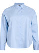 Classic cotton shirt with a loose fit, Light Blue, Packshot image number 0