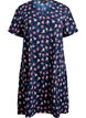 FLASH - Short-sleeved dress with a V-neck, Blue, Packshot image number 0