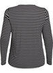 Long-sleeved striped Blouse, Black, Packshot image number 1