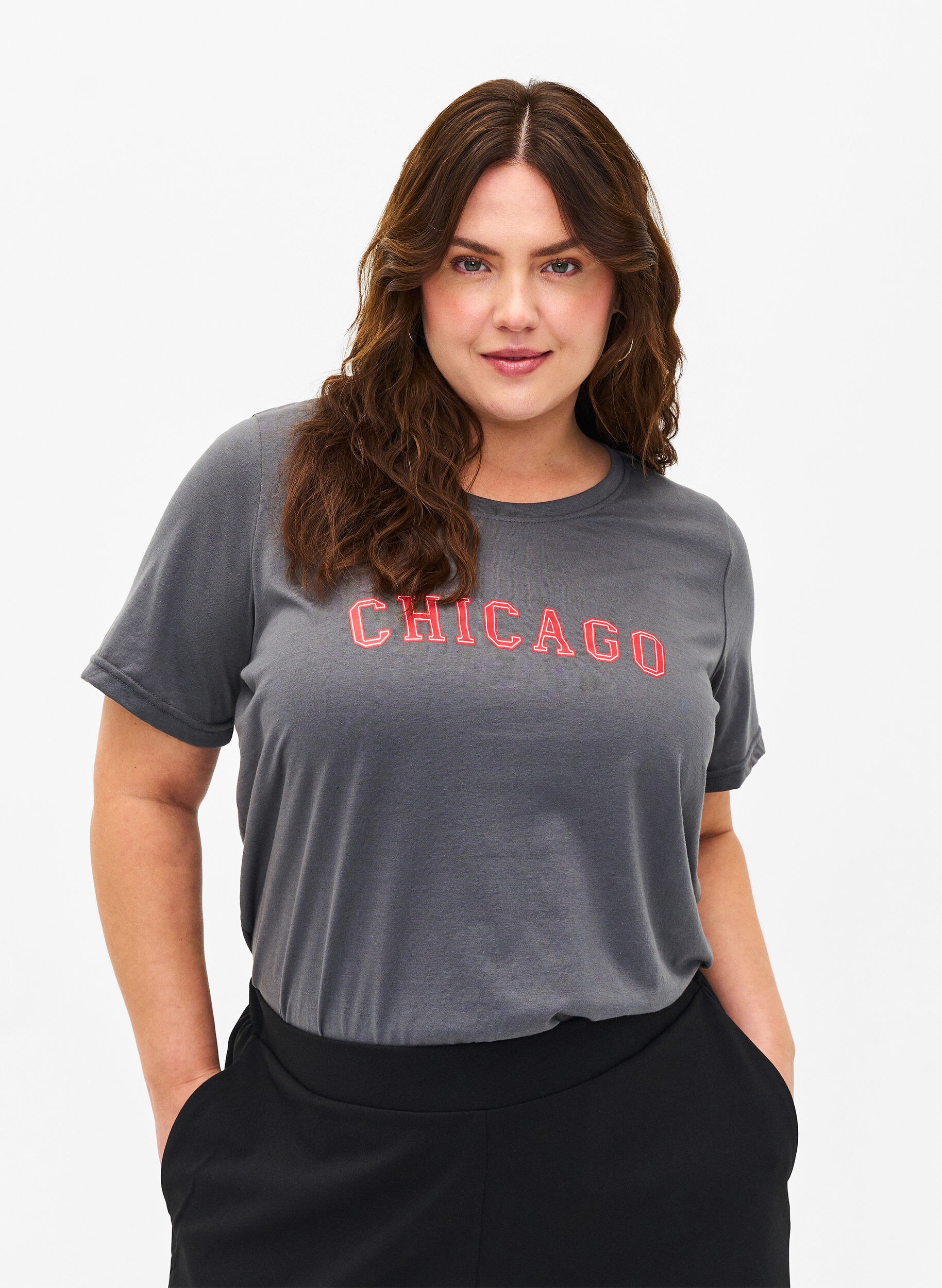 Zizzifashion FLASH - T-shirt with motif, Iron Gate Chicago, Model image number 0