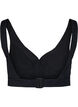 V-neck bikini top, Black, Packshot image number 1