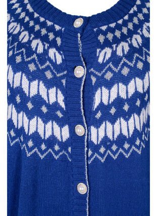 Patterned knit cardigan with wool, Surf the web, Packshot image number 2