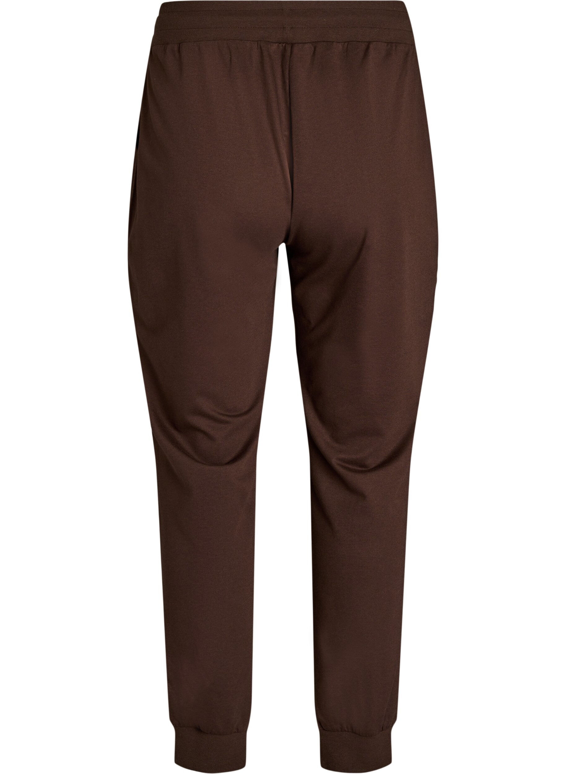 Zizzifashion Loose tracksuit trousers with pockets, Brown, Packshot image number 1