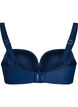 Bikini top with underwire and draping, Blue, Packshot image number 1