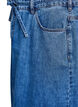 Denim maxi skirt with tie belt, Blue, Packshot image number 3