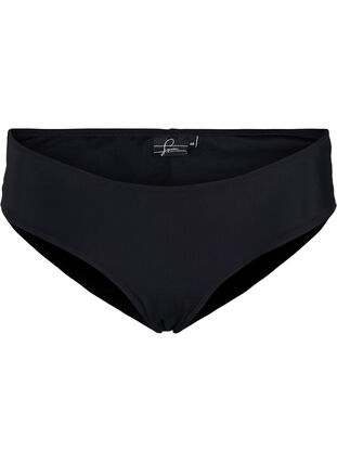 Bikini bottoms with a regular waist height, Black, Packshot image number 0