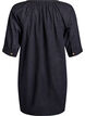 Cotton tunic with a V-neck, Black, Packshot image number 1