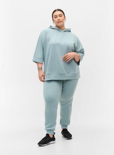 Loose joggers with pockets, Slate, Model image number 0
