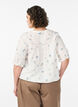 Blouse with print and 1/2 sleeves, Vanilla, Model image number 2