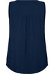 Sleeveless top with wrinkle details, Blue, Packshot image number 1