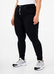 High-waisted Amy jeans with button closure, Black, Model image number 2