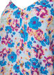 Floral strap top in viscose, Multi Flower AOP, Packshot image number 2