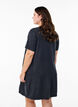 Short A-line dress with a washed look, Dark Grey, Model image number 2