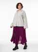 A-line midi skirt, Purple, Model image number 0