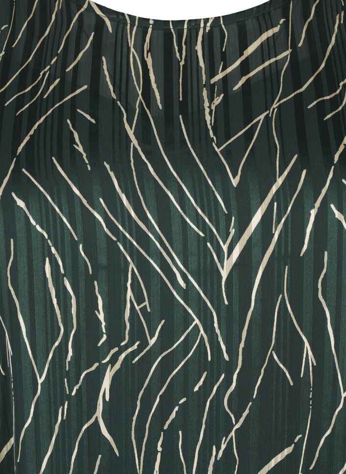 Short printed dress with a round neck, Scarab Safari AOP, Packshot image number 2