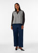 V-neck vest with buttons, Grey, Model image number 1