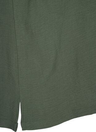 Sleeveless top with wrinkle details, Thyme, Packshot image number 4
