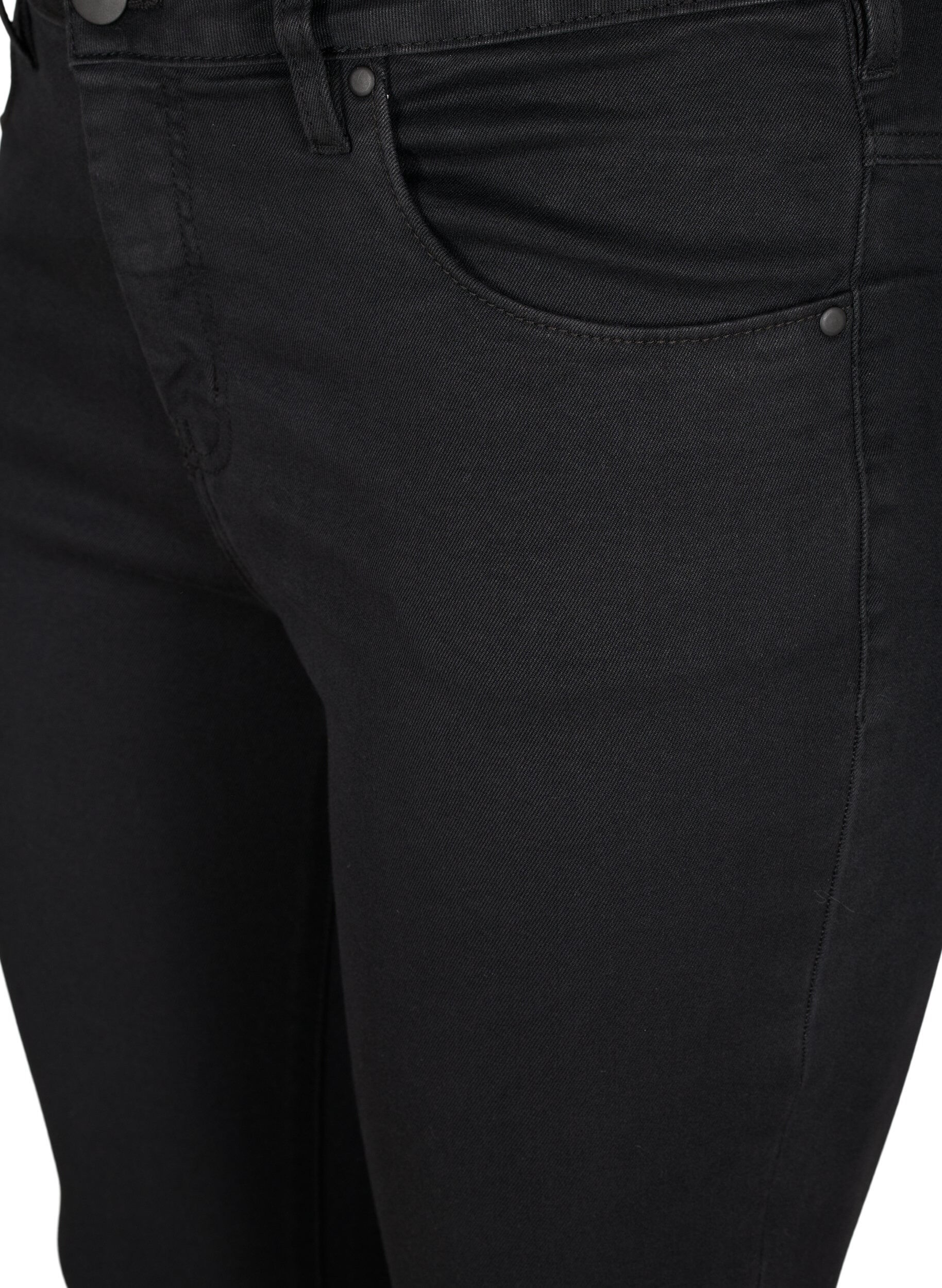 ZizzifashionSuper slim Amy jeans with high waist, Black, Packshot image number 2