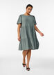 Short dress with lace pattern and layered skirt, Green, Model image number 1