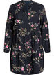 Floral print dress with tie fastening, Black, Packshot image number 0