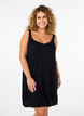 Nightgown with lace hem, Black, Model image number 0