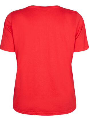 FLASH - T-shirt with round neck, High Risk Red, Packshot image number 1