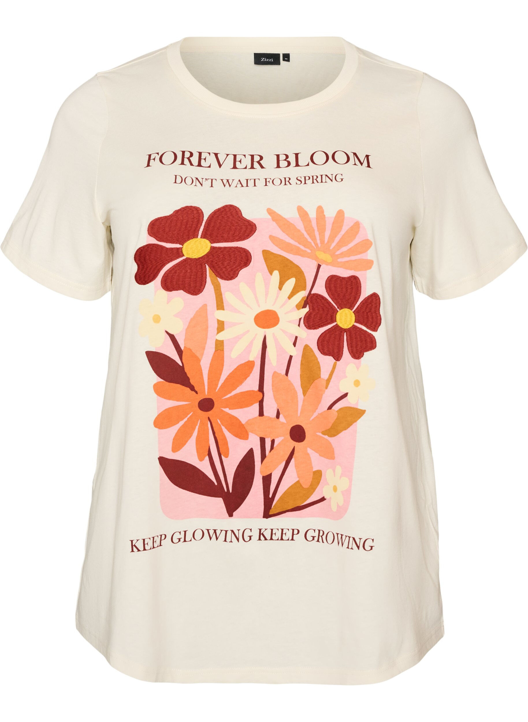 Cotton T-shirt with print