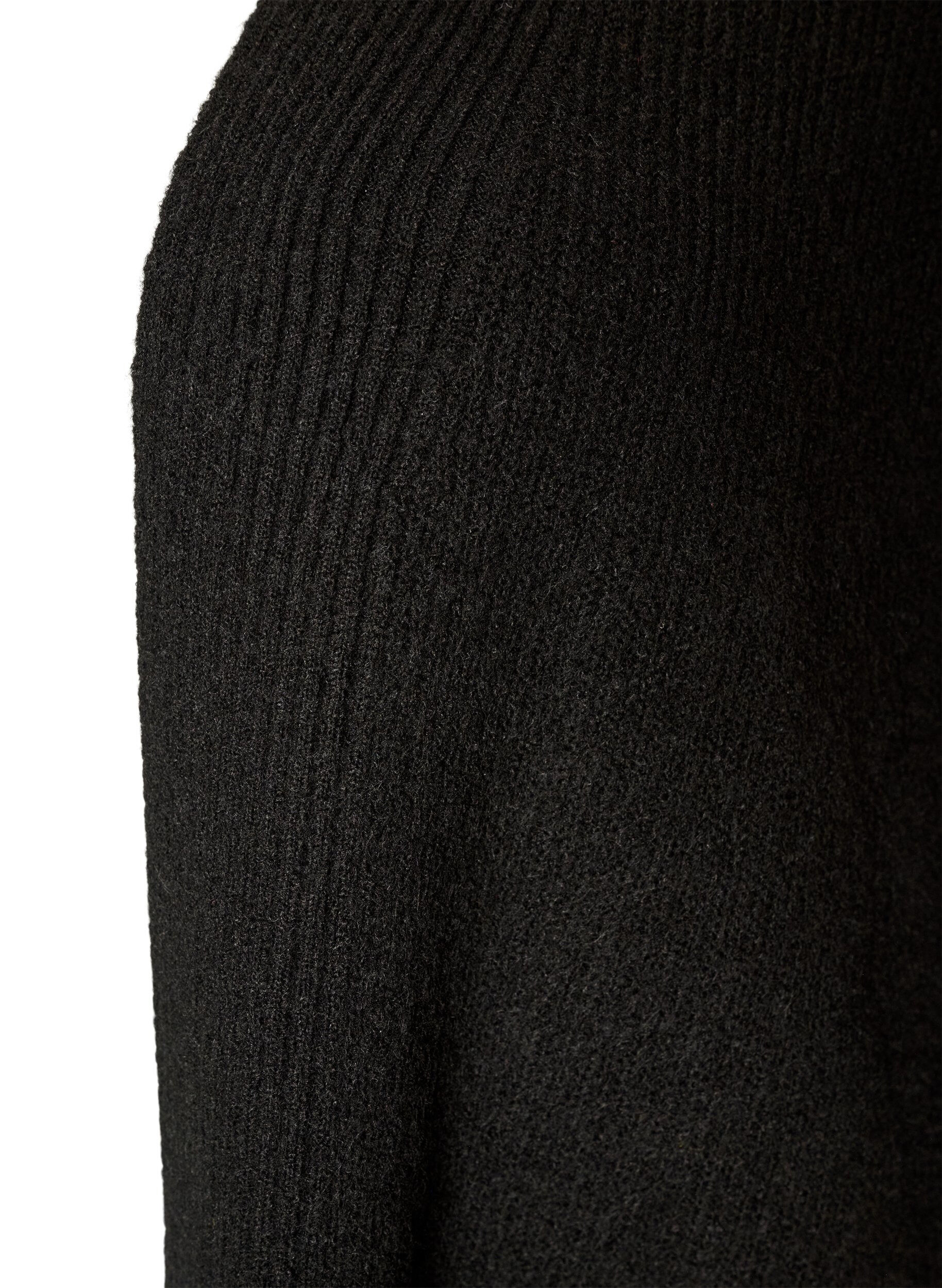 ZizzifashionCardigan with open front and wide sleeves, Black, Packshot image number 2
