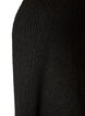 Cardigan with open front and wide sleeves, Black, Packshot image number 2