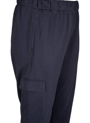 Sweatpants with cargo pockets, Ombre Blue, Packshot image number 2