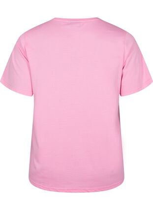 FLASH - T-shirt with round neck, Begonia Pink, Packshot image number 1