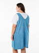 Denim pinafore with V-neckline, Light Blue, Model image number 2