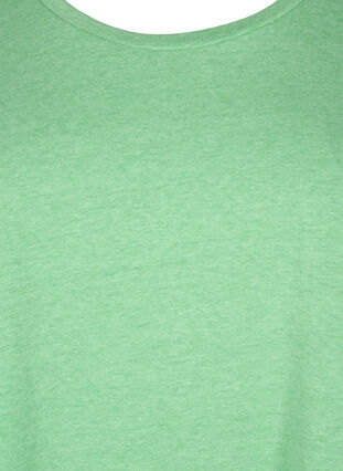 Neon colored cotton t-shirt, Neon Green, Packshot image number 2