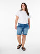 Slim fit Emily shorts with regular waist, Light Blue, Model image number 1