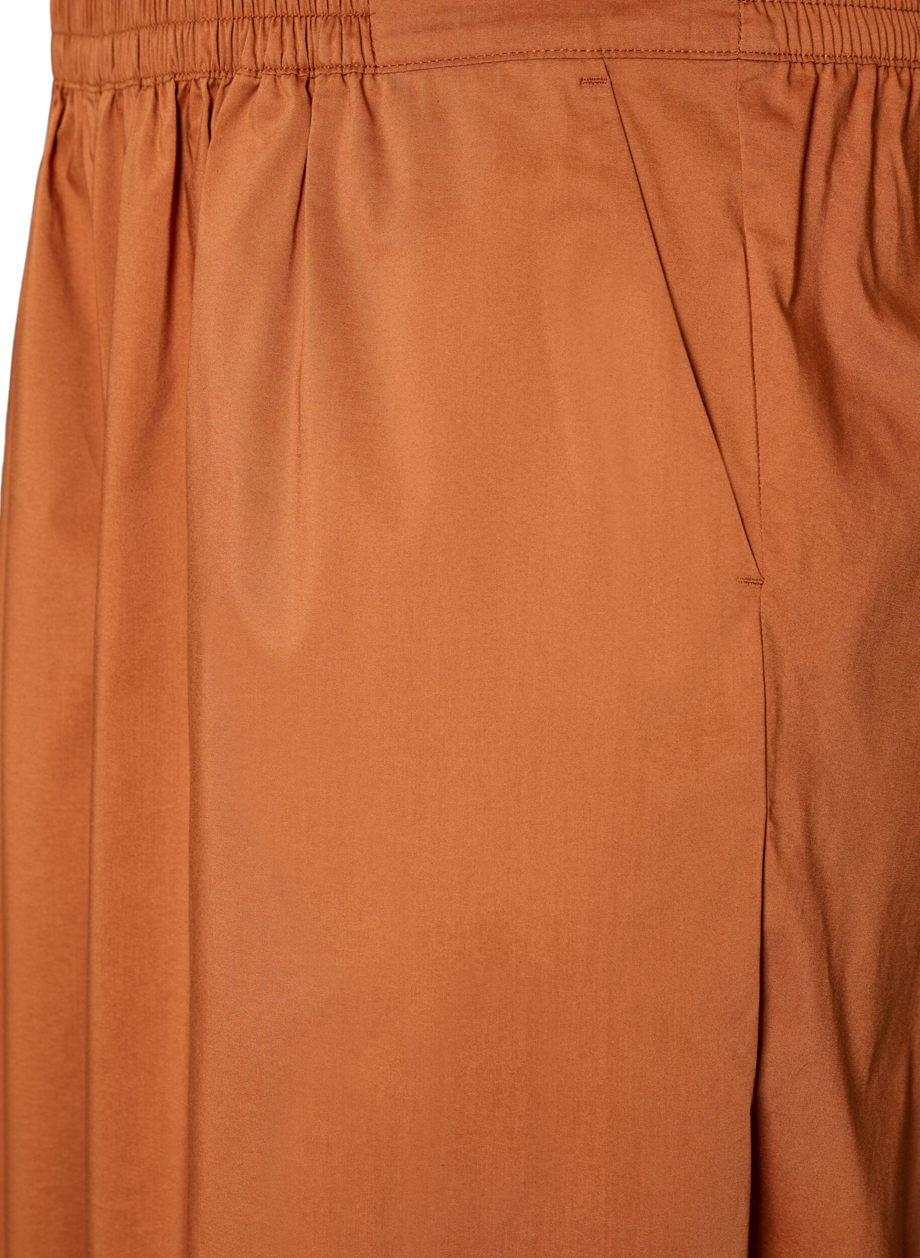 ZizzifashionBalloon trousers with pockets and an elasticated waistband, Brown, Packshot image number 2