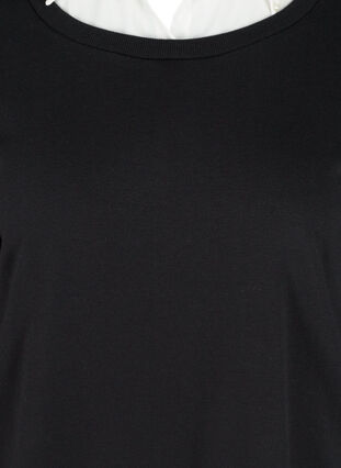 Sweater with attached shirt, Black, Packshot image number 2