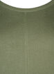 Knitted tunic in viscose blend, Oil Green, Packshot image number 2