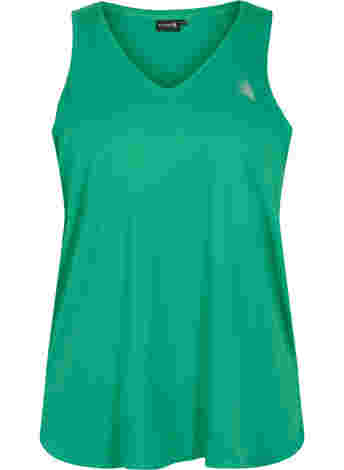 Sports top with V-neck