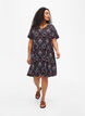 FLASH - V-neck dress with print, Black Rose Ethnic, Model image number 2