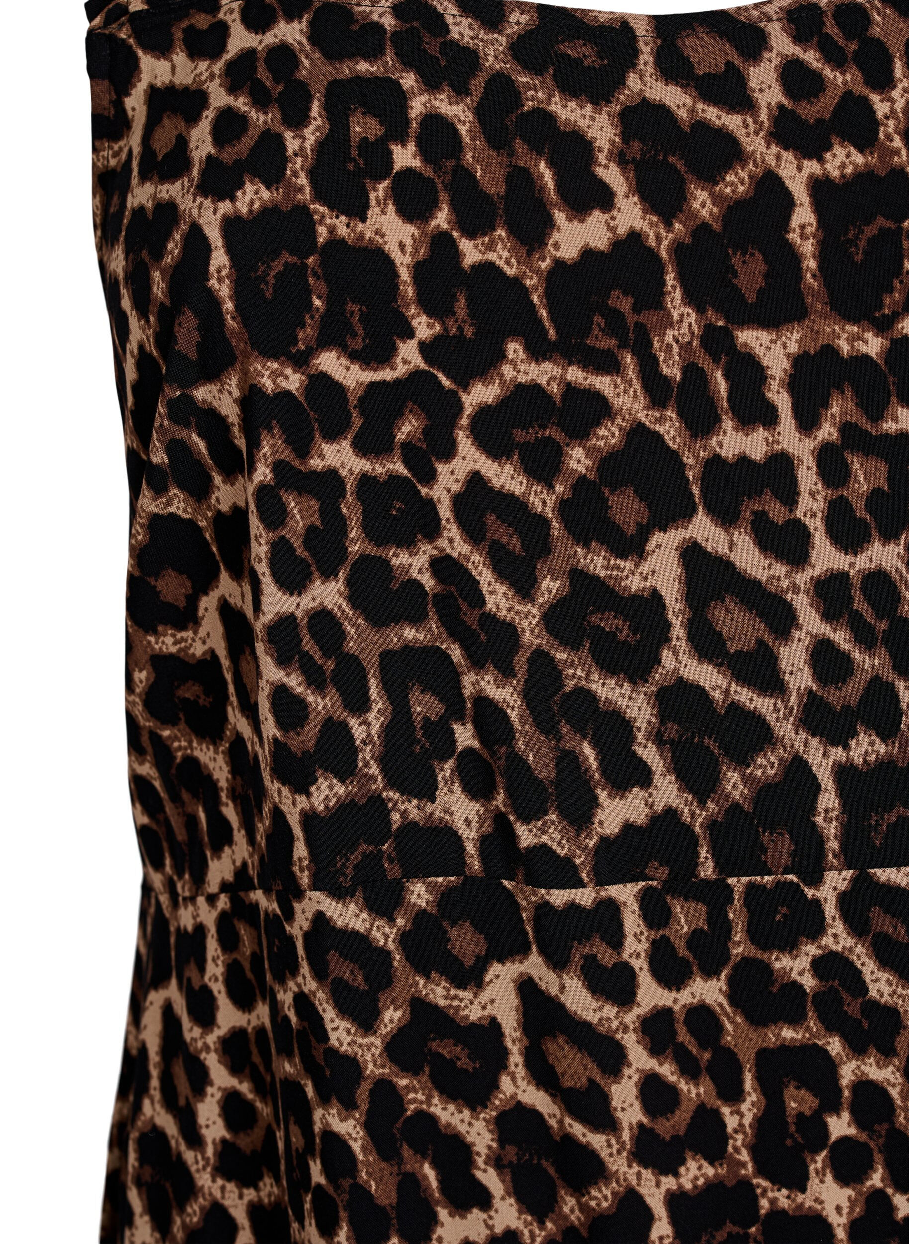 ZizzifashionSummer dress with wide straps, Brown, Packshot image number 2