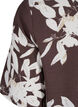 Dress with print and short sleeves, Brown, Packshot image number 3