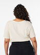 T-shirt with motif, Vanilla, Model image number 2