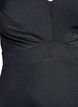 V-neck swimsuit, Black, Packshot image number 2