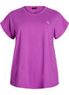 Solid-coloured training T-shirt, Purple, Packshot image number 0