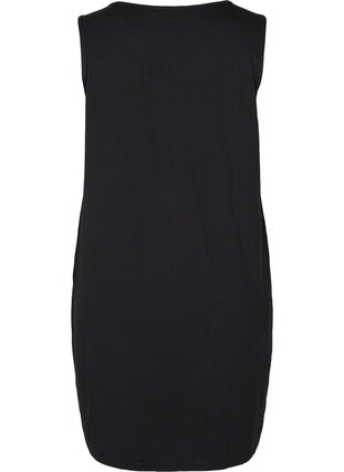 Sleeveless nightgown, Black, Packshot image number 1