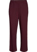 Spotted trousers with a high waist and straight legs, Red, Packshot image number 0